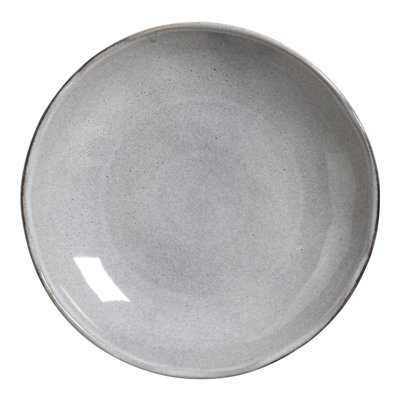 Dust Pasta Bowl 37.2 Oz Ceramic Stoneware - Microwave, Oven, and Dishwasher Safe, by Porto Brasil