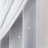 Night Sky Laser Punch Tulle Overlay Room Darkening Silver Grommet Curtains-5797579