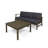 Gianni 3 - Person Patio Conversation Set with Cushions-1431320017