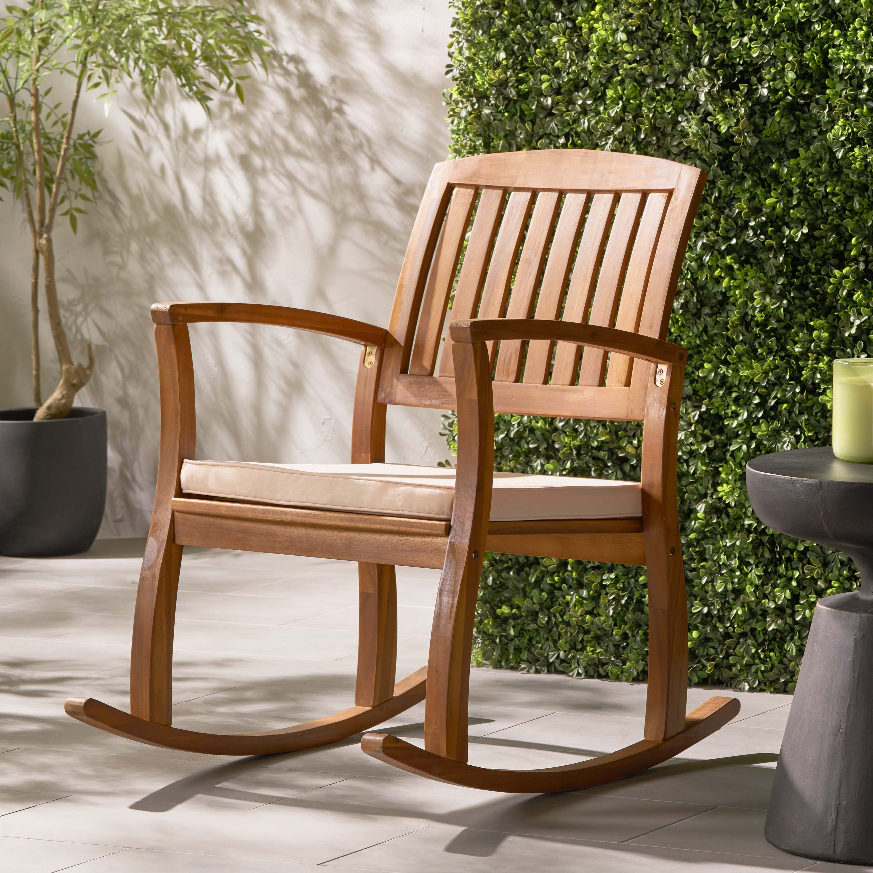 Millwood Pines Outdoor Wood Rocking Chair | Wayfair