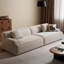 Coussin modulaire 100% polyester crème-1779577786