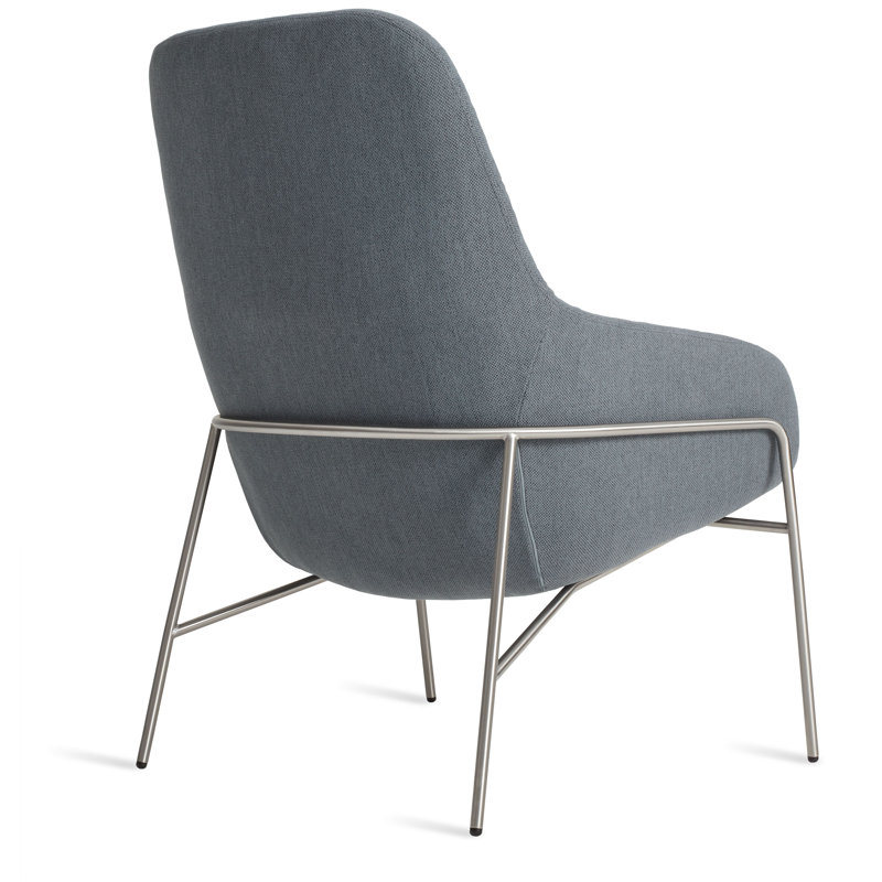 Acre Armchair, Maharam Mode in Machine, Stainless