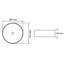 Belfry Bathroom Reynalda 400mm W White Ceramic Circular Sink