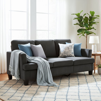 84'' Corduroy Upholstered 3-Seater Sofa