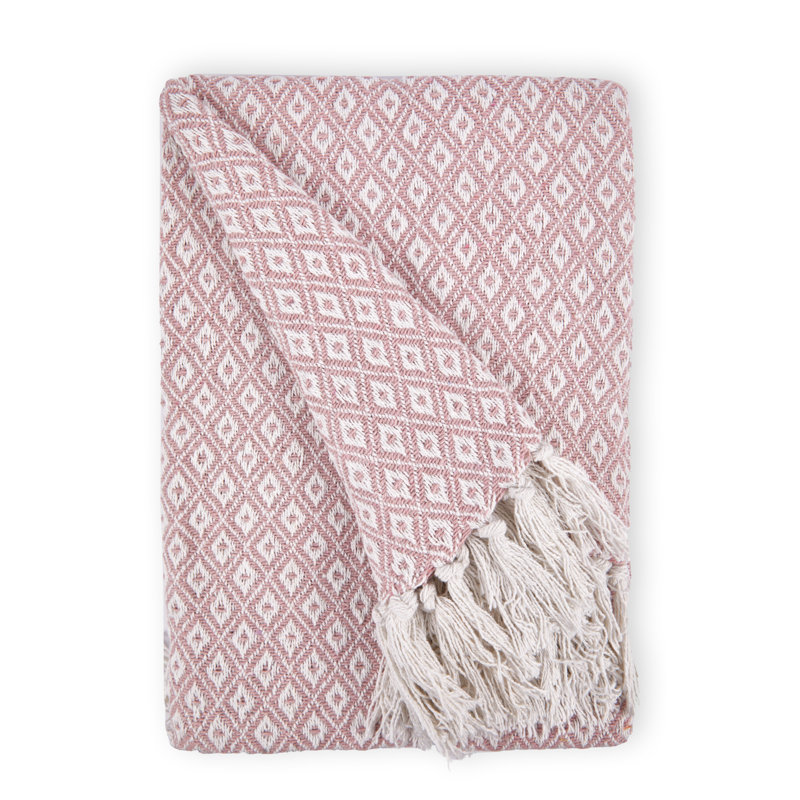 Mettler Throw Blanket, W178 x L254cm, Blush Pink