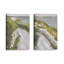«Serene Pathway by the Sea», ensemble de 2 reproductions sur toile-1698036248-1698036262