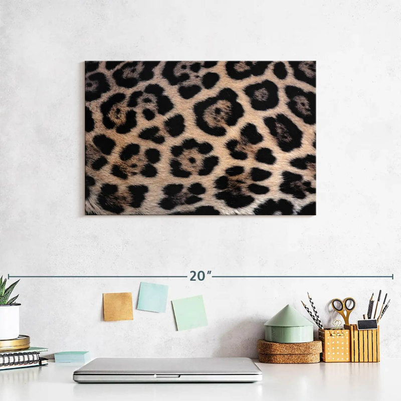 Brampt Jaguar Fur, 8" H x 12" W