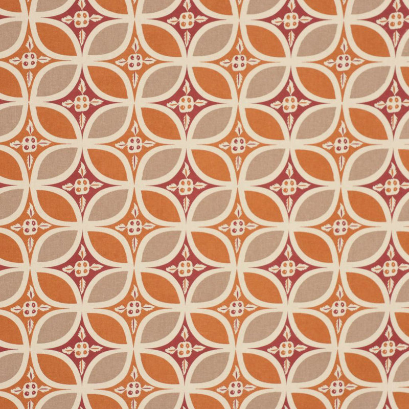 100% Cotton Fabric, Orange