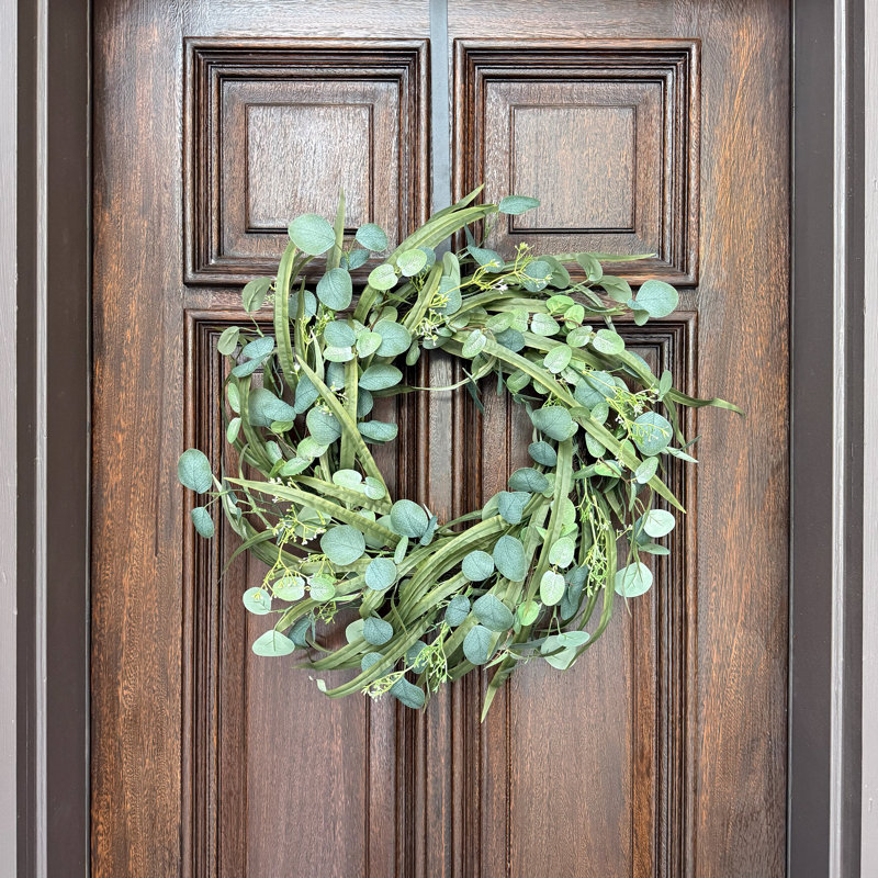 24 Inch Eucalyptus Wreath for Front Door