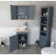 Slimline 515mm Free-standing Cloakroom Vanity Unit-1150957035-1150957034