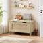 Storage Chest, Toy Chest, Kids Wood Large Toy Box, Storage Bench with Safety Hinge, Farmhouse Storage Trunk for Entryway, Living Room, Bedroom, Playroom-943522355