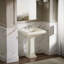 Memoirs® Rectangular Pedestal Bathroom Sink with Overflow-10939918-19195569