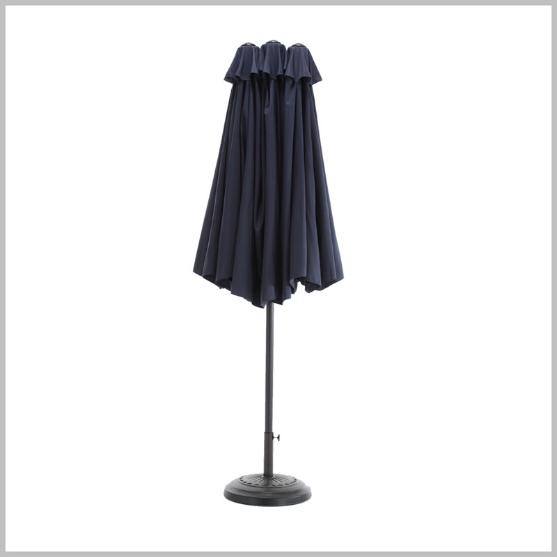 178,35 parasol avec contrepoids inclus, Bleu marine