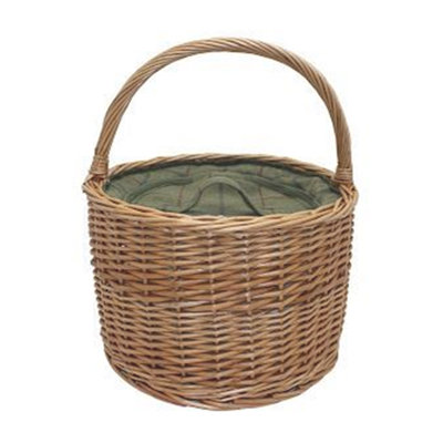 Chiller Round Wicker Picnic Basket