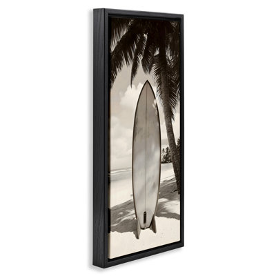 Cadre flottant monochrome Surf Paradise, design par LSR Design Studio