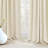 Cadnite 50" W Thermal 100% Blackout Linen Textured Curtain Panels-718107618-709144666