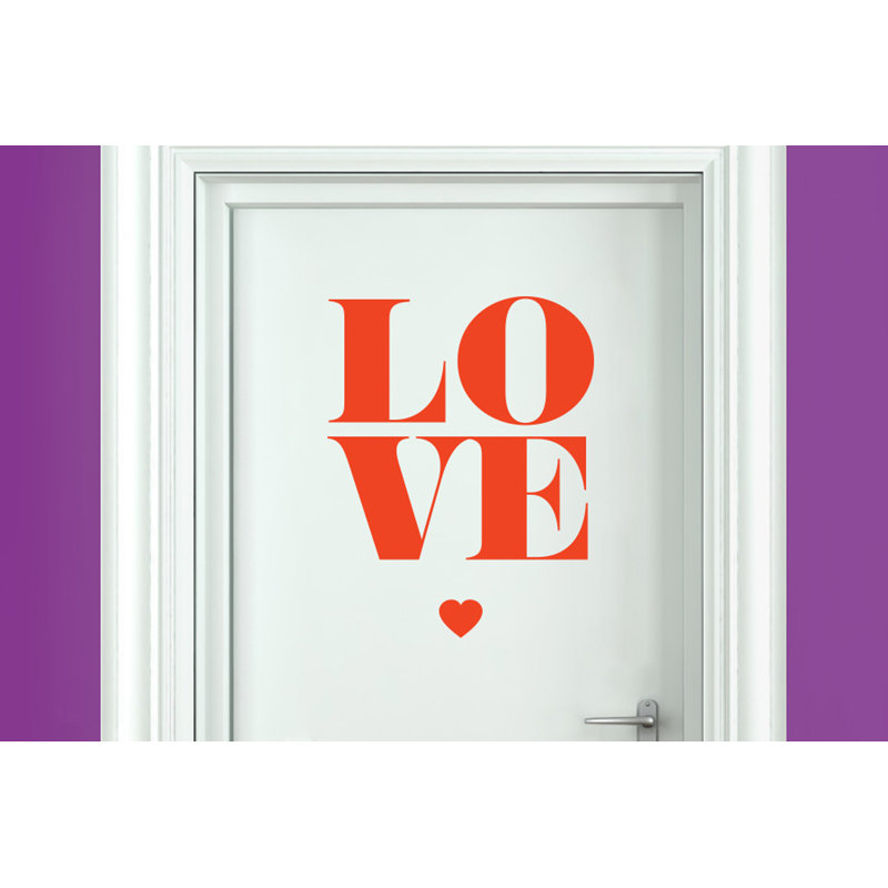 Wall Decal, Orange