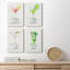 Cosmopolitan - ensemble de 4 peintures sur toile tendue-2104830304