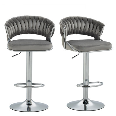Christal Height Adjustable Swivel Bar Stool