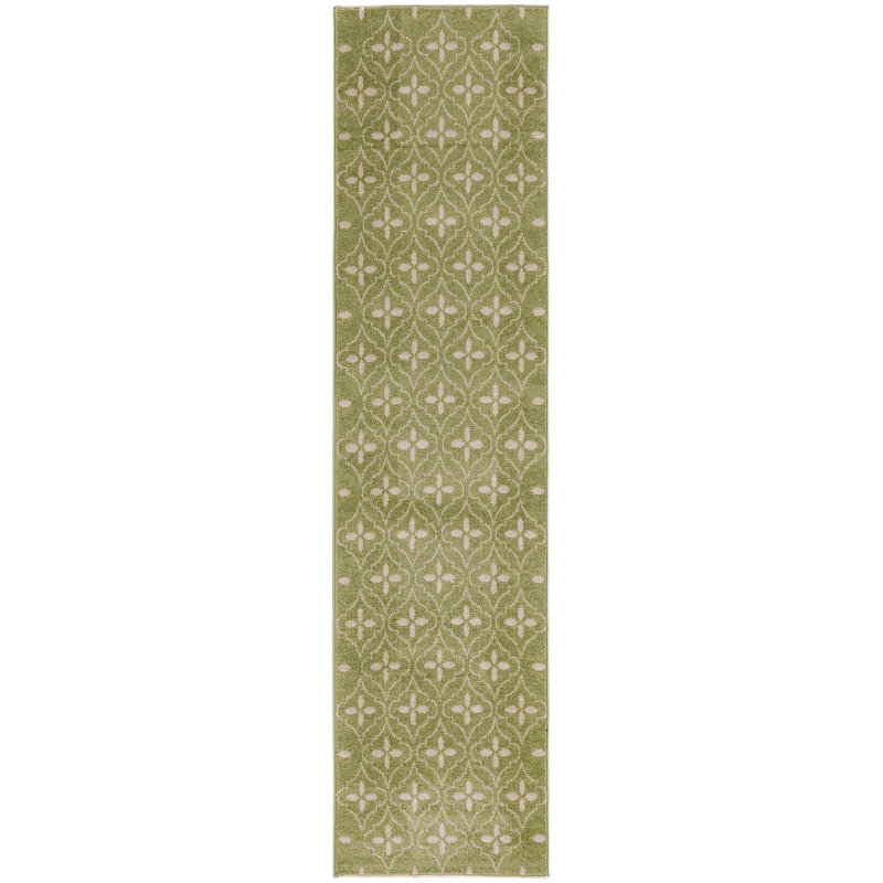 Tapis intérieur / extérieur rectangulaire Arisa, Tapis de couloir 2 pi 2 po x 7 pi 6 po