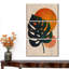 «Monstera Leaves Boho Botanical Leaves III», reproduction sur toile 3 pièces-876203939