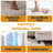 Chenille 3-Seat Sectional Sofa - Modular Deep Seat Sleeper Couch with Ottoman, Comfy Upholstered Furniture for Living Room, Apartment, Office"-1755081563