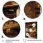 «Food Rustic Kitchen I - Coffee», impression sur toile, art mural-91160274-91160281