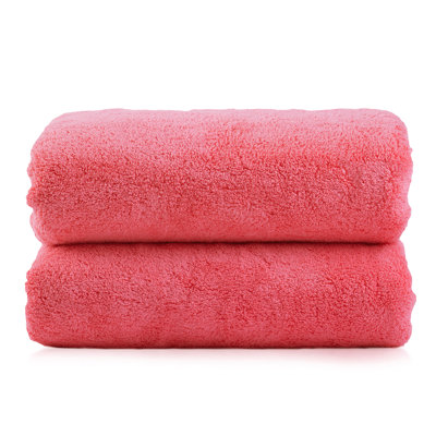 CoralFle1-20210603 Bath Towel