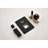 Matte Black Shower System Unit Kit, 10-Inch Rainfall Head, Handheld Shower, Body Jets, 3 Valve Bathroom In Black, Square 3 Functions