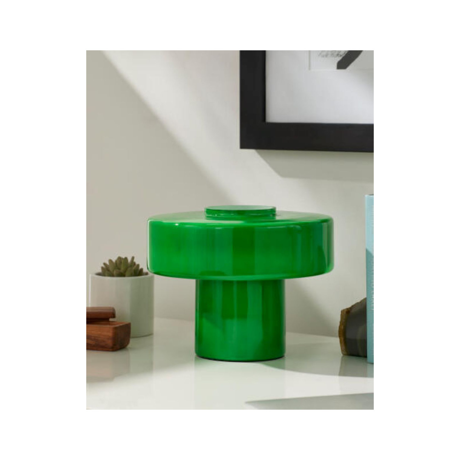 Rainville Table Lamp, Green