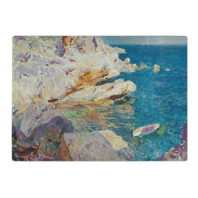 Sea Cliffs by Joaquin Sorolla Y Bastida Chopping Board