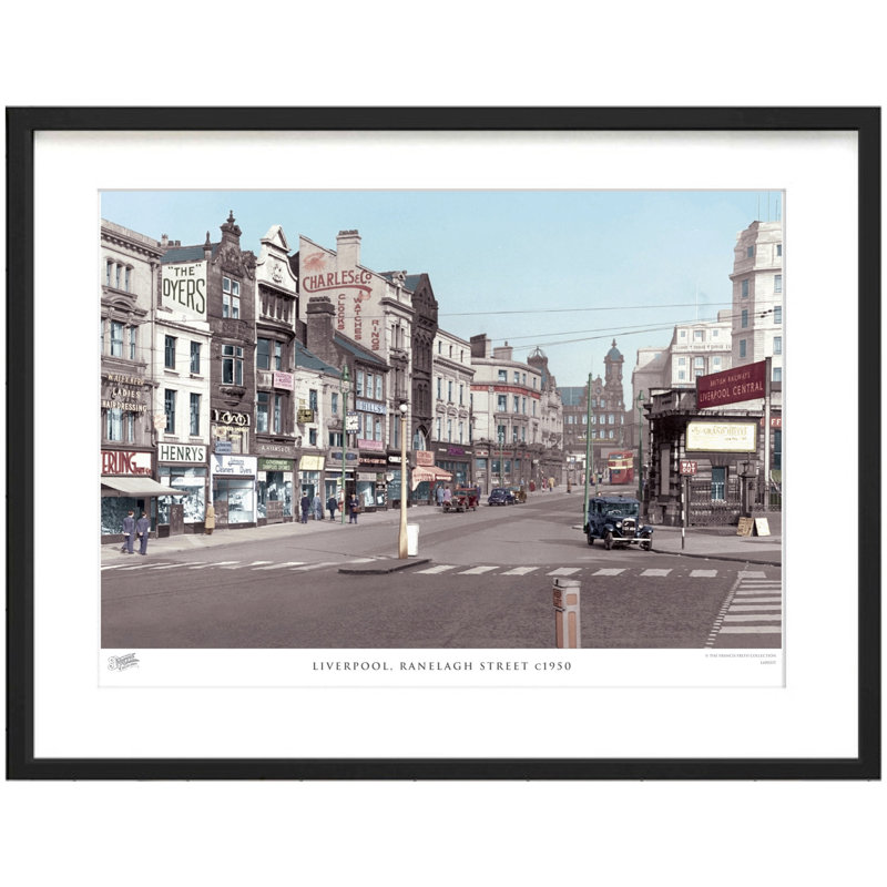 Liverpool, Ranelagh Street C1950 by Francis Frith - Single Picture Frame Print, 45cm H x 60cm W x 2.3cm D