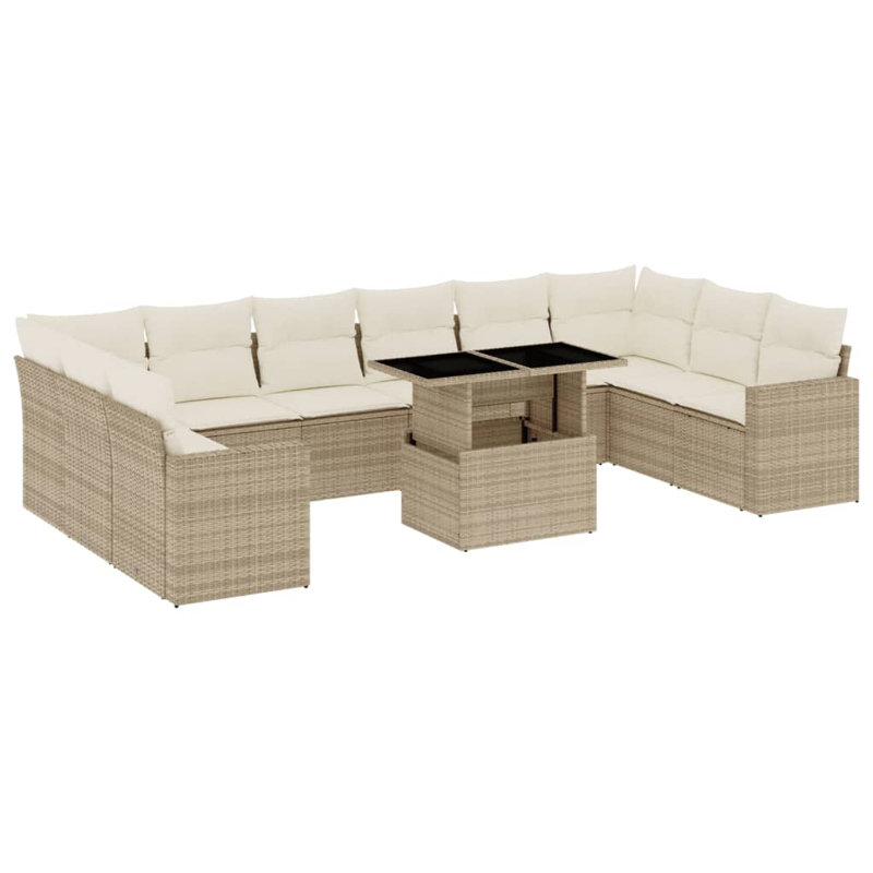 Vidaxl Garden Sofa Set Beige