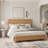 Solid Wood Bed Frame-605633910