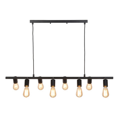 Swedish 8 - Light Kitchen Island Pendant