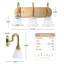 3 - Light Dimmable Vanity Light