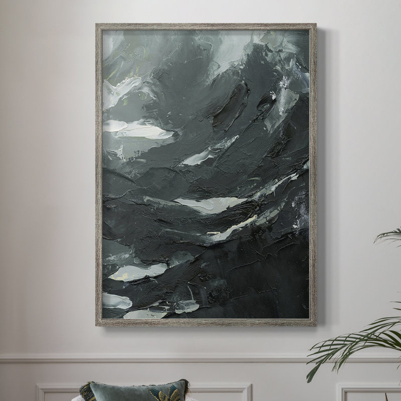 «Lost in the Sea II», reproduction encadrée - bois massif, H 21 po x l 17 po