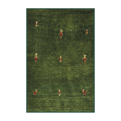 Tapis vert contemporain Naema