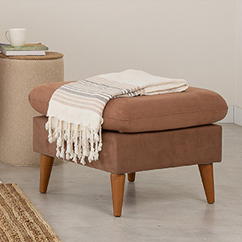 Repose-pieds Oxfield 24,8 po Oxfield, 100 % polyester brun