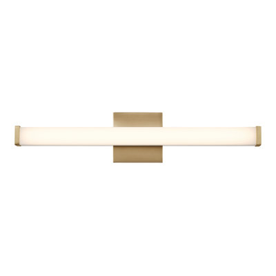 Vanity, Square, 18", 20W, Gold