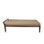 Lit de jour simple en bois massif / rotin avec matelas Asian Classic