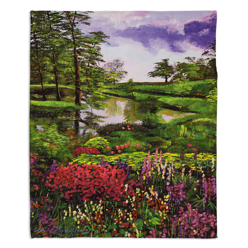 Hand Woven Throw Blanket, 68" x 80"