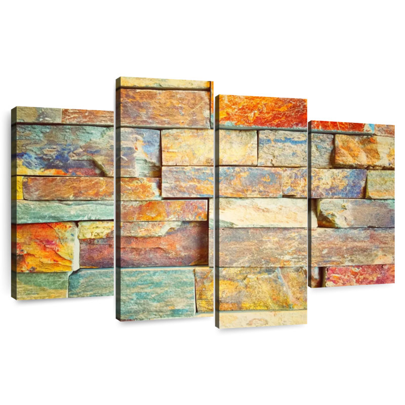 Lilie Radiant Brick, 48" H x 75" W