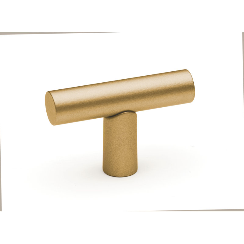 Champagne Matte Aluminum T-Handle Bar Knob