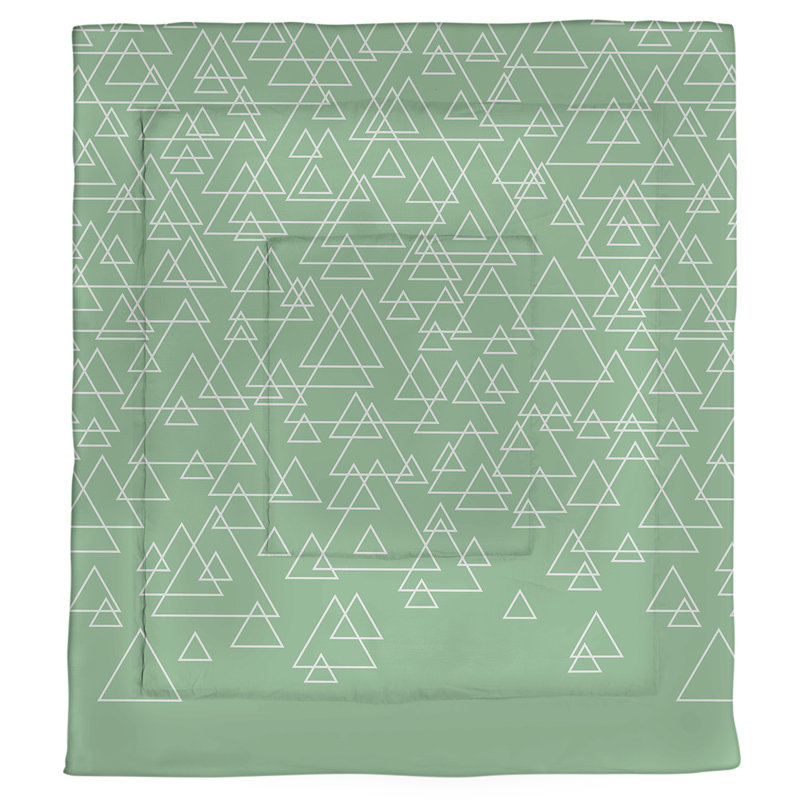 Édredon simple réversible Katelyn Elizabeth, Édredon très grand, Vert