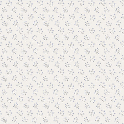 Maison Charme Floral Forget Me Not Motif 10.05m x 53cm Wallpaper Roll