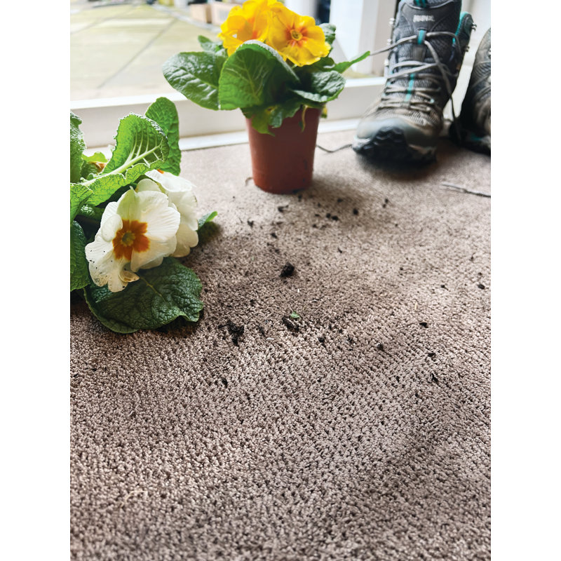 So Soft Indoor Doormat, Rectangle 50 x 75 cm, Grey