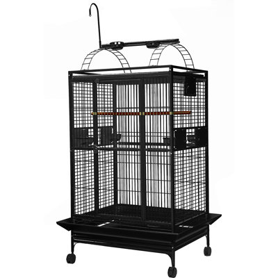 Curated visual reference: Gallery Detail: Archie Oscar Nickelson Deluxe Parrot Bird Cage With Play Top