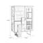 Vitrines en bois manufacturé noir-121250448