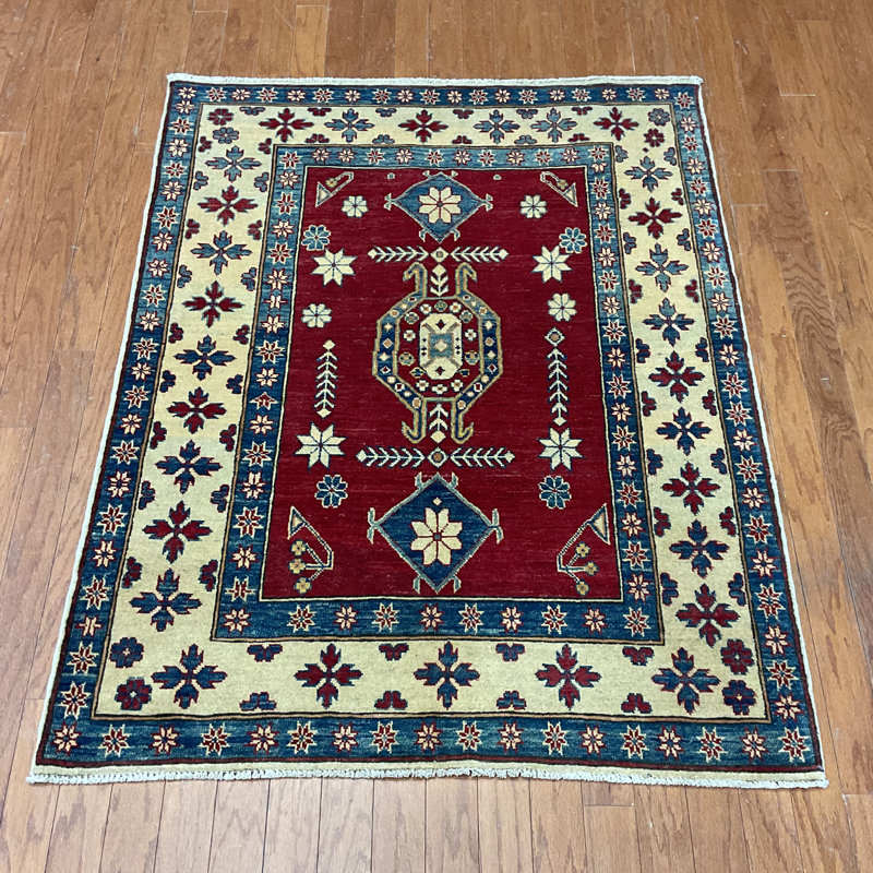  Tapis en laine fait à la main Kazak